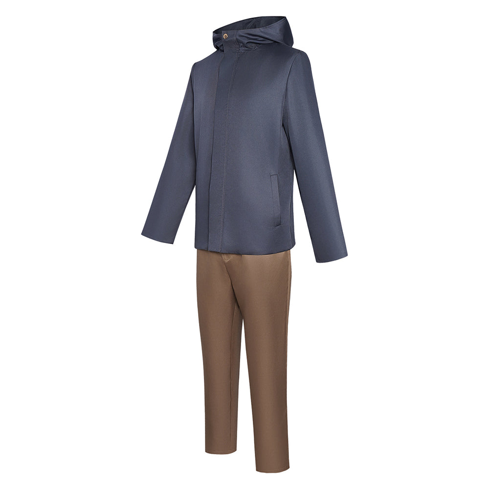 Cosplay Costume Hakari Kinji Anime Cosplay Tenue Bleue et Marron Homme