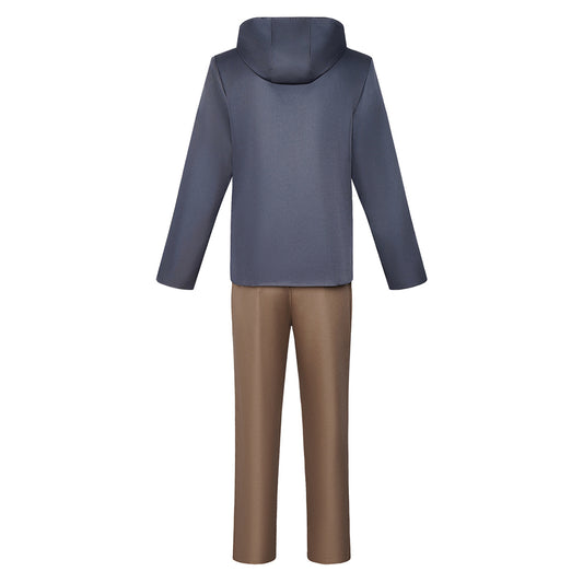 Cosplay Costume Hakari Kinji Anime Cosplay Tenue Bleue et Marron Homme