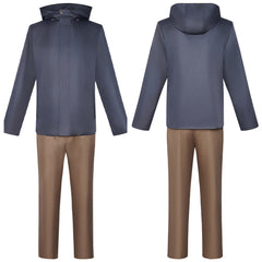 Cosplay Costume Hakari Kinji Anime Cosplay Tenue Bleue et Marron Homme