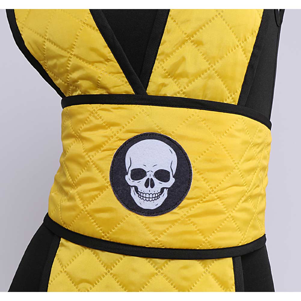  Cosplay Costume Halloween Carnival Party Suit Scorpion Mortal Kombat  