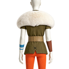 Cosplay Costume Hampton Squib Golden Axe(2026) TV Cosplay Tenue Brune et Orange Homme