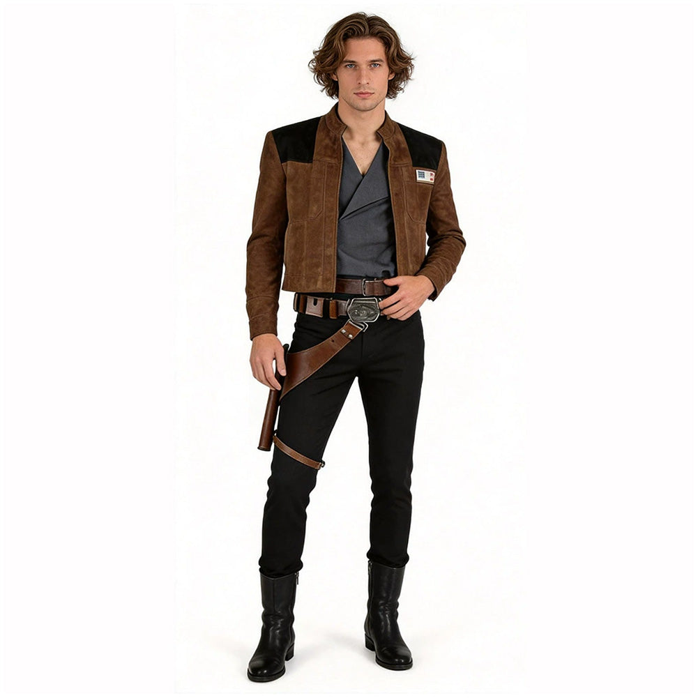 Cosplay Costume Han Solo Maul: Seigneur de l'Ombre(2026) TV Cosplay Tenue Marron Homme