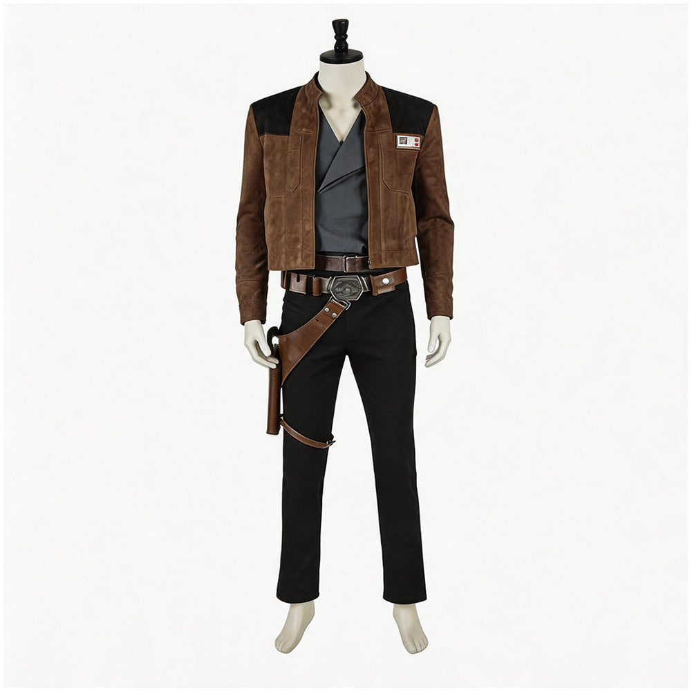 Cosplay Costume Han Solo Maul: Seigneur de l'Ombre(2026) TV Cosplay Tenue Marron Homme