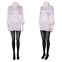 Cosplay Costume Hana Kurusu Anime Cosplay Tenue Blanche et Noire Femme