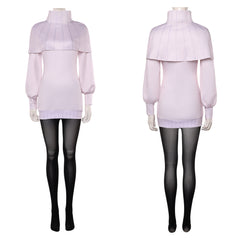 Cosplay Costume Hana Kurusu Anime Cosplay Tenue Blanche et Noire Femme