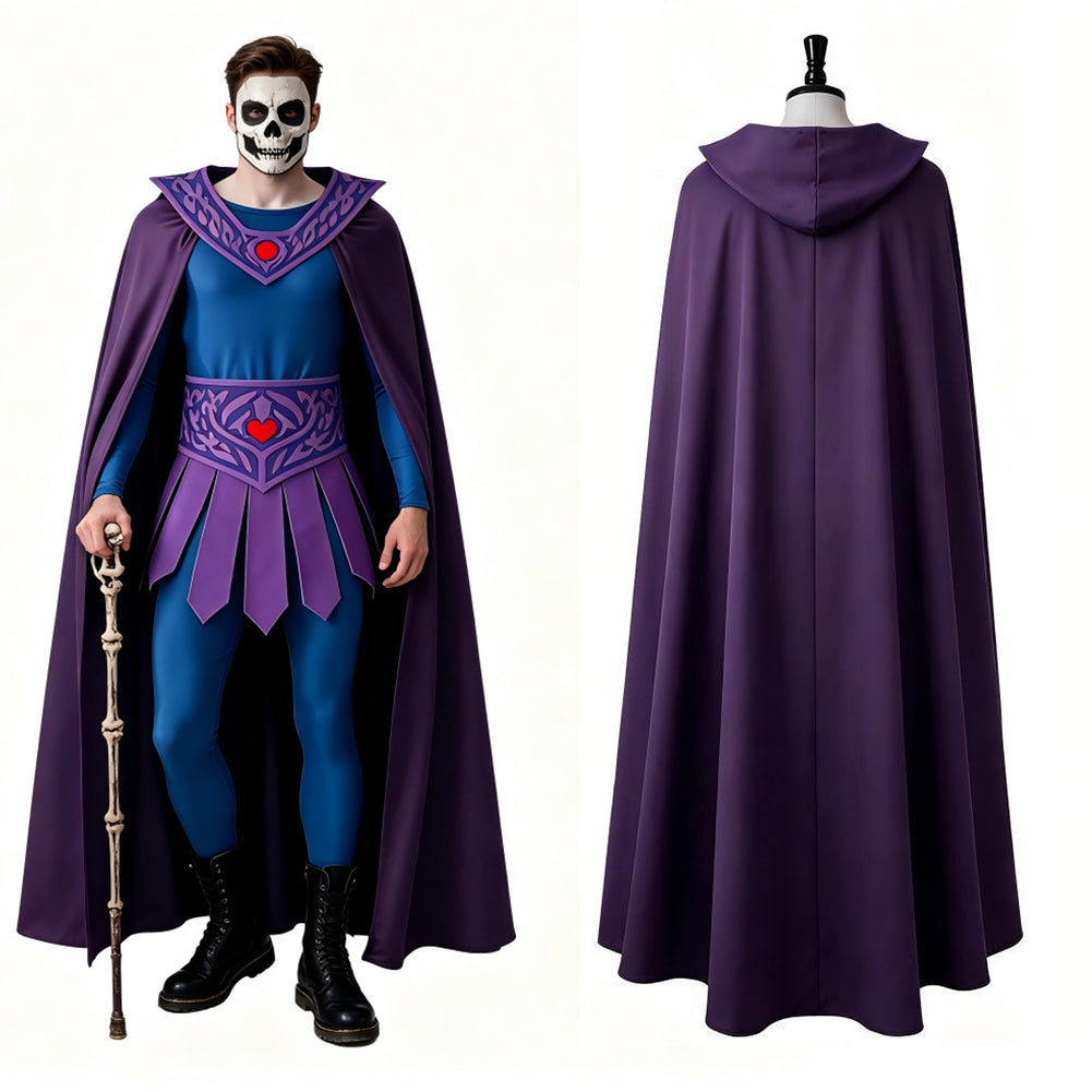 Cosplay Costume He-Man Les Maîtres de l'Univers(2026) Film Cosplay Combinaison Violette Homme