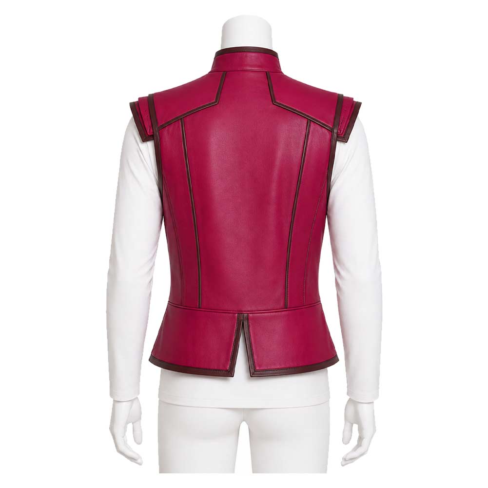 Cosplay Costume He-Man Les Maîtres de l'Univers(2026) Film Cosplay Haut Blanc et Manteau Rouge Homme