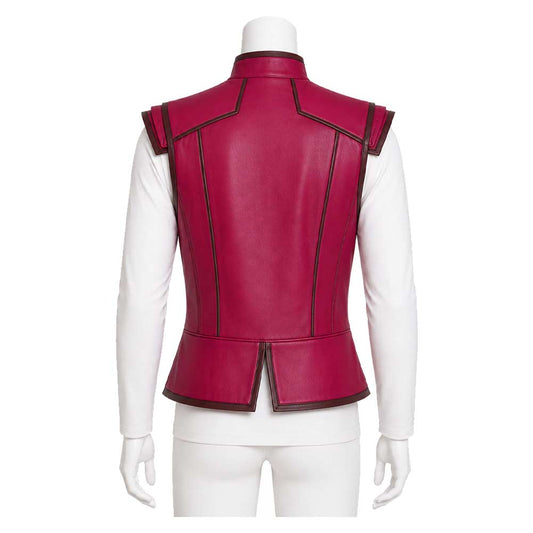 Cosplay Costume He-Man Les Maîtres de l'Univers(2026) Film Cosplay Haut Blanc et Manteau Rouge Homme