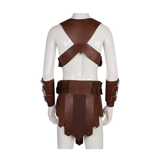 Cosplay Costume He-Man Les Maîtres de l'Univers(2026) Film Cosplay Tenue Marron Homme