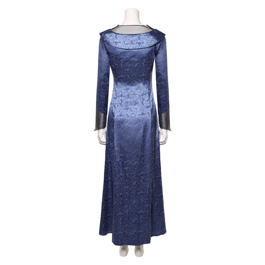 Cosplay Costume Helaena Targaryen House of The Dragon 3(2026) Robe Bleue Femme