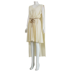 Cosplay Costume Helen The Odyssey(2026) Film Cosplay Robe Beige Femme