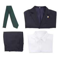 Cosplay Costume Hiromi Higuruma Anime Cosplay Tenue Noire Homme