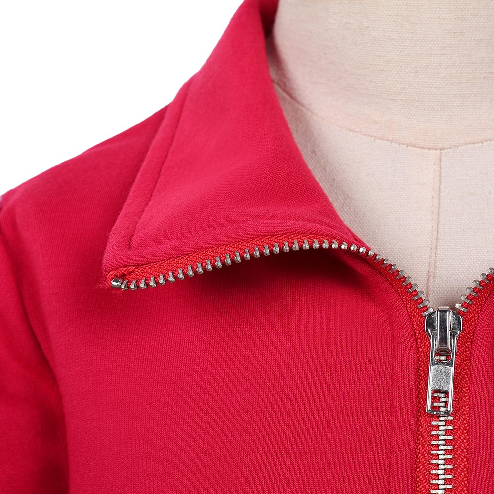 Cosplay Costume Holly Wheeler Stranger Things: Chroniques de 1985(2026) TV Cosplay Manteau Rouge Enfant