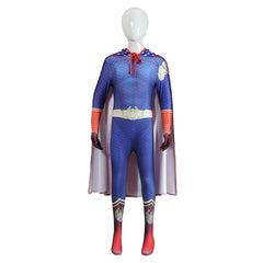 Cosplay Costume Homelander The Boys 5(2026) TV Cosplay Combinaison Bleue Enfant