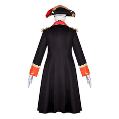 Cosplay Costume Houshou Marine Hololive Youtuber Cosplay Tenue Noire et Rouge Femme