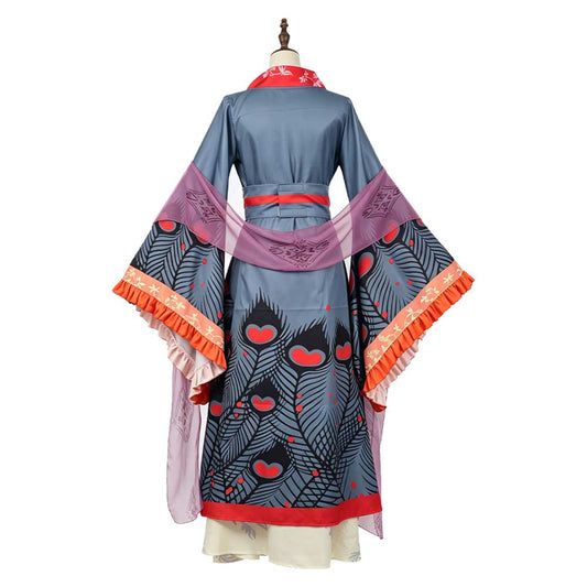Cosplay Costume Huang Linglin Though I Am an Inept Villainess(2026) Anime Cosplay Tenue Bleue Femme