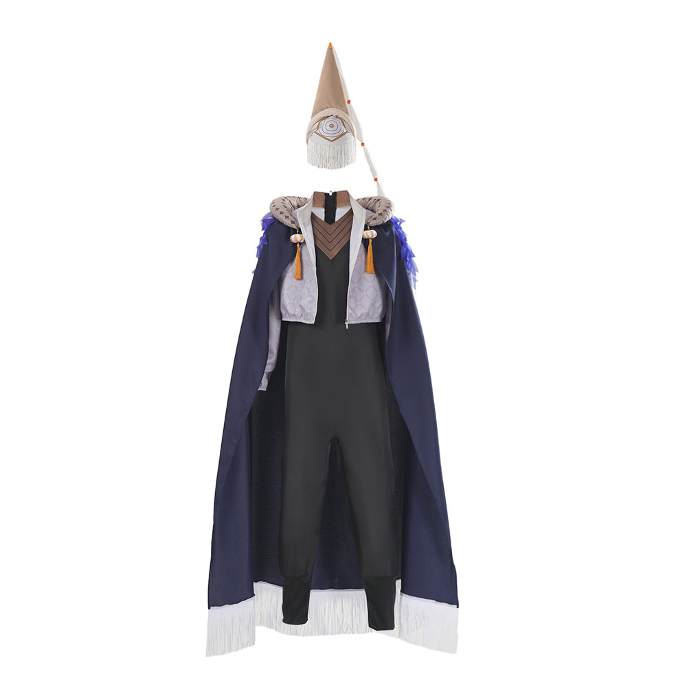 Cosplay Costume Iguin Tongari Boushi no Atelier(2026) Anime Cosplay Tenue Bleue et Noire Homme