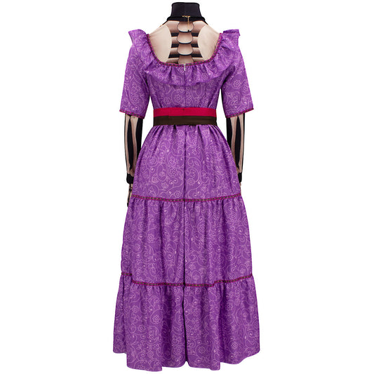 Cosplay Costume Imelda Film Cosplay Robe Violette Femme
