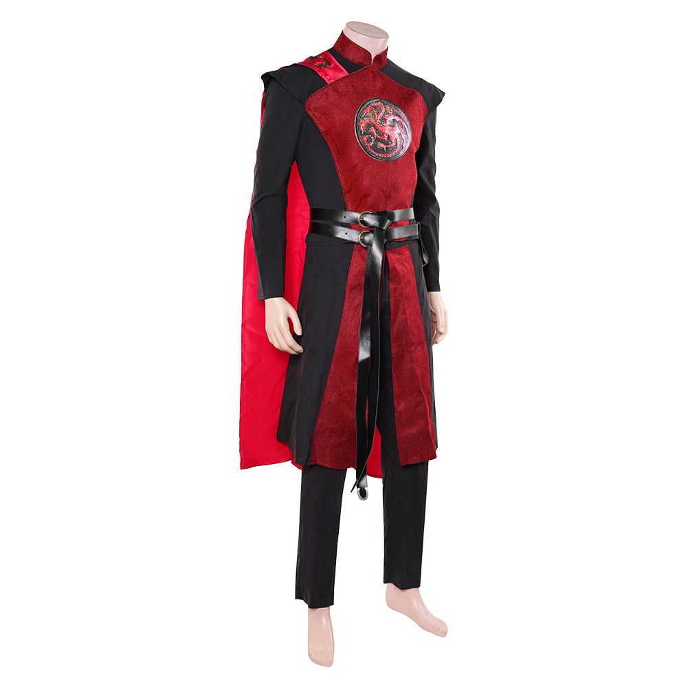 Cosplay Costume Jacaerys House of the Dragon 3(2026) TV Cosplay Tenue Rouge Homme