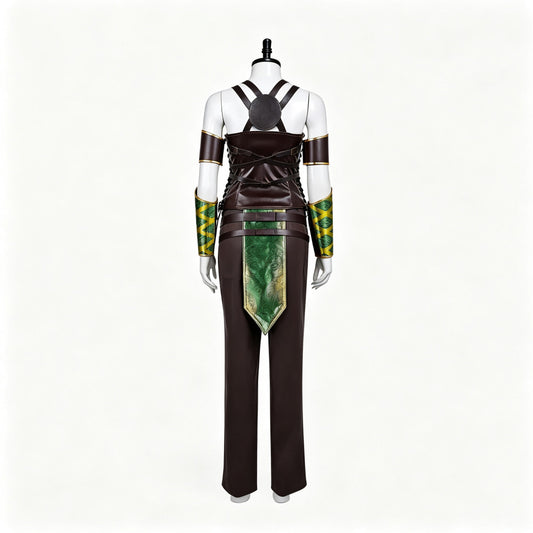 Cosplay Costume Jade Mortal Kombat 2(2026) Film Cosplay Combinaison Verte Femme