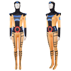 Cosplay Costume Jean Grey X-Men '97 Saison 2(2026) TV Cosplay Combinaison Jaune et Noire Femme