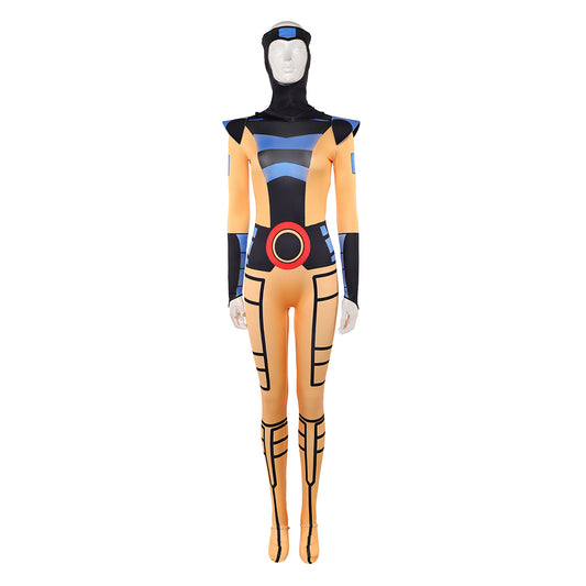 Cosplay Costume Jean Grey X-Men '97 Saison 2(2026) TV Cosplay Combinaison Jaune et Noire Femme
