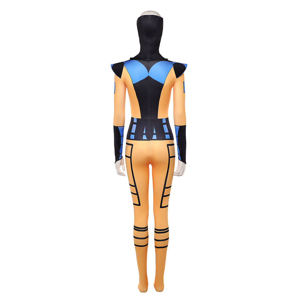 Cosplay Costume Jean Grey X-Men '97 Saison 2(2026) TV Cosplay Combinaison Jaune et Noire Femme
