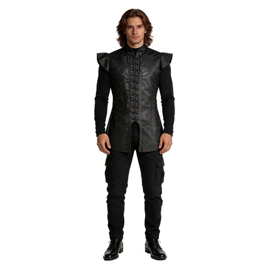 Cosplay Costume Jon Snow Le Trône de Fer TV Cosplay Tenue Noire