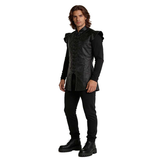 Cosplay Costume Jon Snow Le Trône de Fer TV Cosplay Tenue Noire