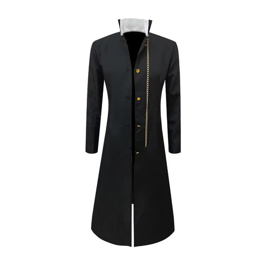 Cosplay Costume Jotaro Kujo JJBA 7(2026) Anime Cosplay Manteau Noir Homme