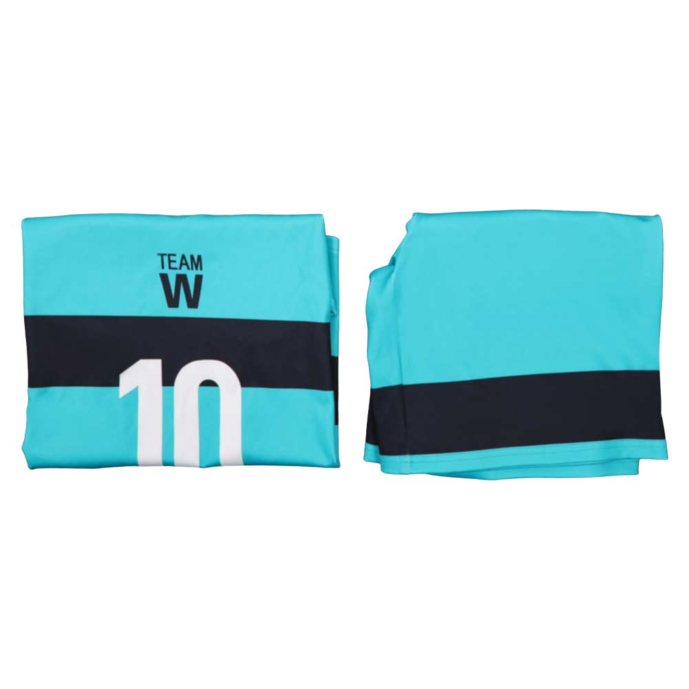 Cosplay Costume Junichi Wanima Blue Lock Live Action(2026) Film Cosplay Team W Uniforme Vert Homme