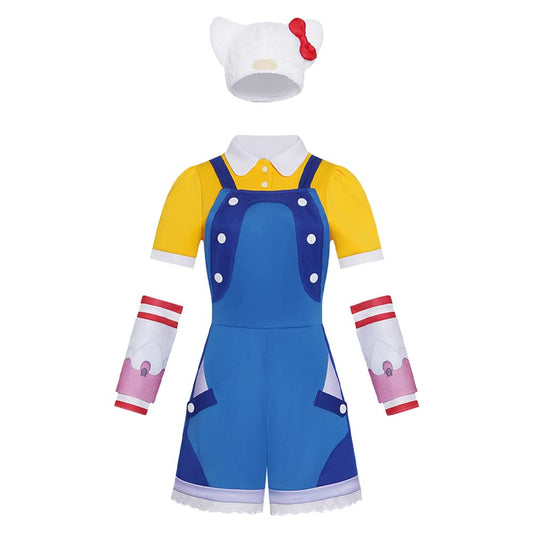 Cosplay Costume Juno Overwatch Jeu Cosplay Tenue Jaune Femme