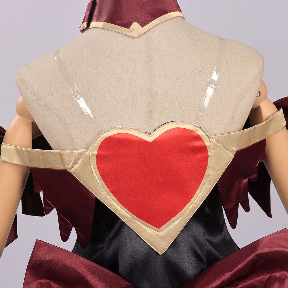 Cosplay Costume Juno Overwatch Jeu Cosplay Tenue Rouge Femme