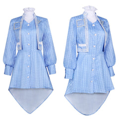 Cosplay Costume Kamisato Ayaka Genshin Impact Jeu Cosplay Tenue Bleue Femme