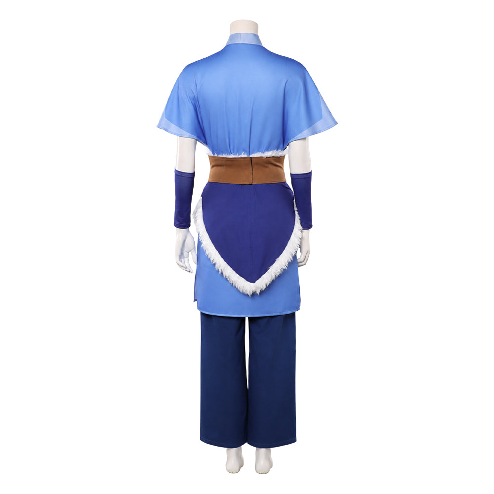 Cosplay Costume Katara Avatar Aang: The Last Airbender(2026) Film Cosplay Tenue Bleue Femme