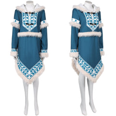 Cosplay Costume Katara Avatar: The Last Airbender 2(2026) TV Cosplay Veste Bleue Femme