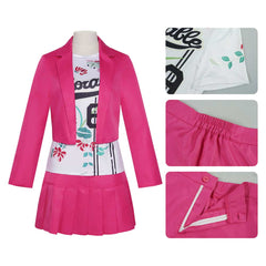 Cosplay Costume Kevin Copeland White Chicks(2004) Film Cosplay Tenue Rose Femme