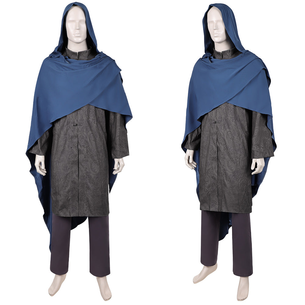 Cosplay Costume King Aegon Targaryen House of the Dragon 3(2026) TV Cosplay Tenue Grise et Verte Homme