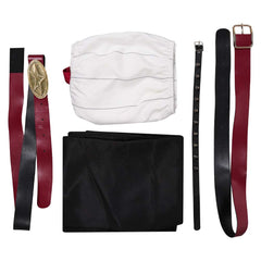 Cosplay Costume Kirara Hoshi Anime Cosplay Haut Blanc et Pantalon Noir Femme