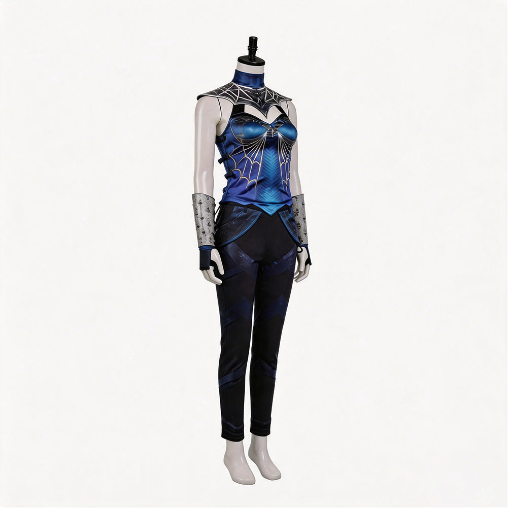 Cosplay Costume Kitana Mortal Kombat 2(2026) Film Cosplay Tenue Bleue Femme