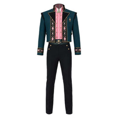Cosplay Costume Kristoff La Reine des Neiges 3(2027) Film Cosplay Tenue Verte Homme