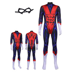 Cosplay Costume Kurt Wagner X-Men '97 Saison 2(2026) TV Cosplay Combinaison Rouge Homme