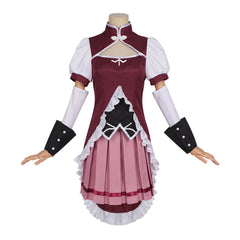 Cosplay Costume Kyoko Sakura Puella Magi Madoka Magica(2026) Anime Cosplay Tenue Rouge et Rose Femme