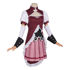 Cosplay Costume Kyoko Sakura Puella Magi Madoka Magica(2026) Anime Cosplay Tenue Rouge et Rose Femme