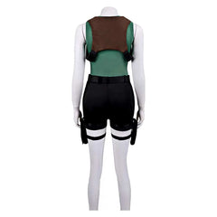 Cosplay Costume Lara Croft Tomb Raider: Legacy of Atlantis(2026) Jeu Cosplay Tenue Verte Femme