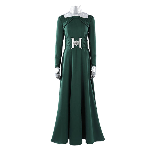 Cosplay Costume Latverian Witch Avengers 5(2026) Film Cosplay Robe Verte Femme