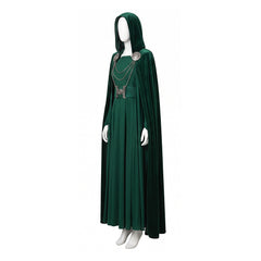 Cosplay Costume Latverian Witch The Avengers Film Cosplay Robe Verte Femme
