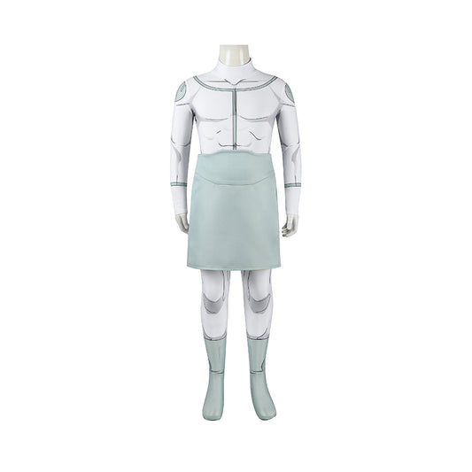 Cosplay Costume Lucan et Kregg L'Empire Viltrumite Invincible 4(2026) TV Cosplay Combinaison Blanche Enfant