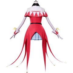 Cosplay Costume Luce Lou The Exiled Heavy Knight Knows How to Game the System(2026) Anime Cosplay Tenue Blanche et Rouge Femme