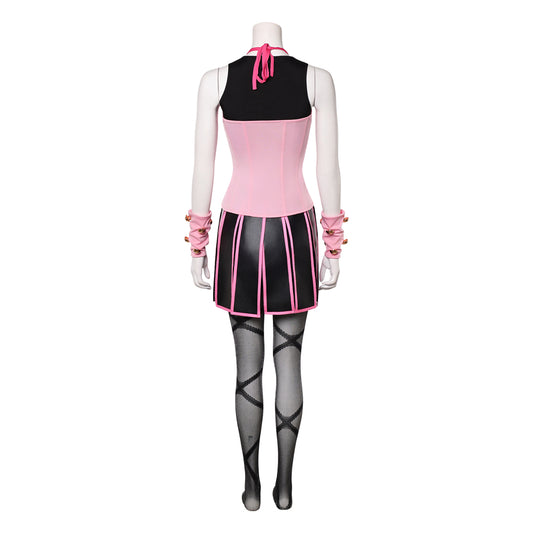 Cosplay Costume Lucy Steel JJBA 7(2026) Anime Cosplay Tenue Rose et Noire Femme